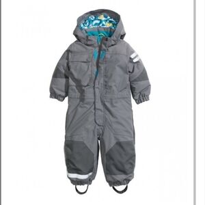 H&M Blue and Gray Snowsuit